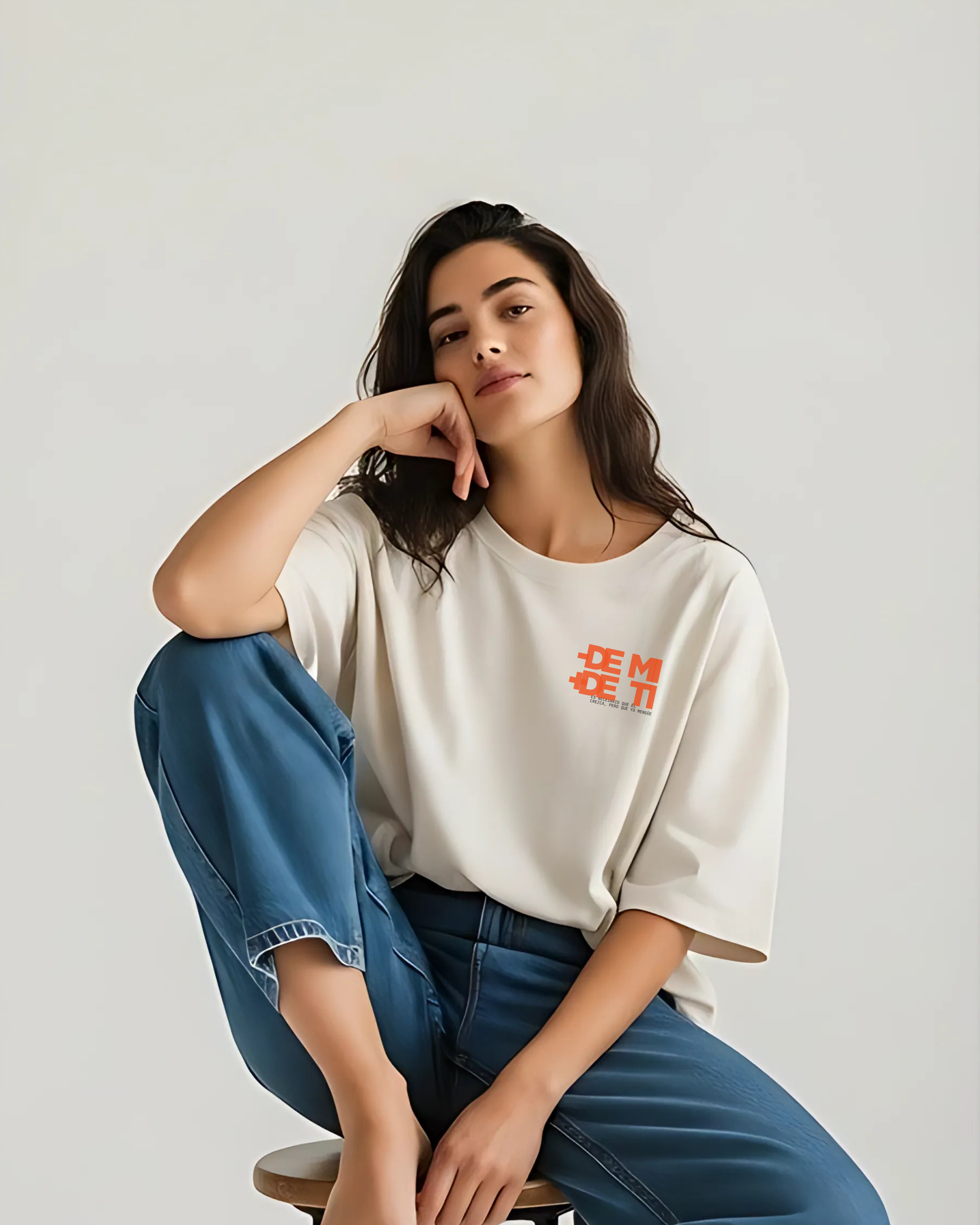 PLAYERA MENOS DE MI Y MAS DE TI
